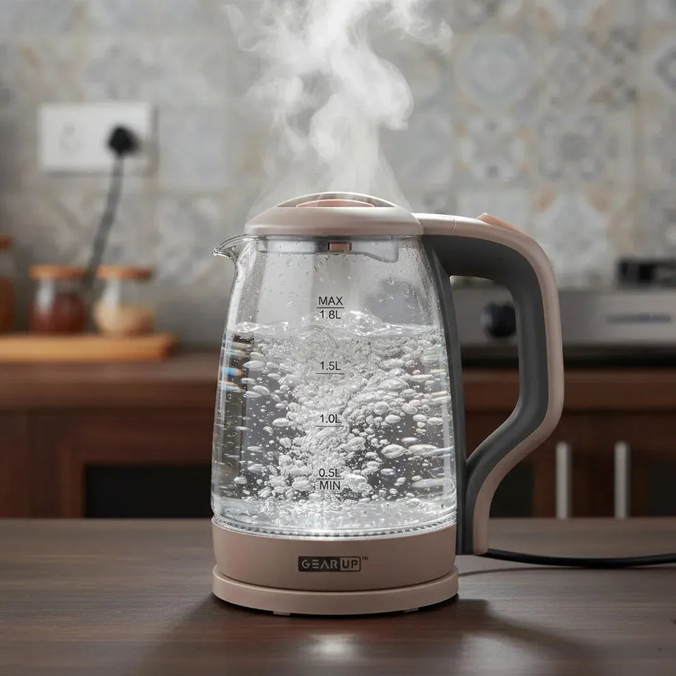GearUP GK15 Electric Glass Kettle 1.8L (1500W)