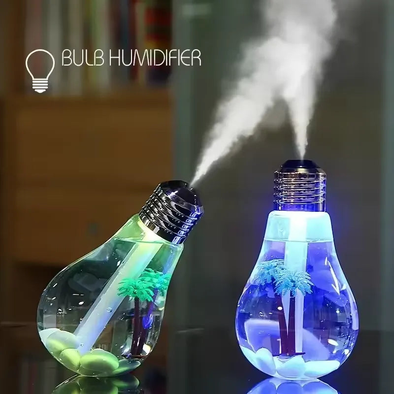 Creative Bulb Shaped Humidifier – 400ML