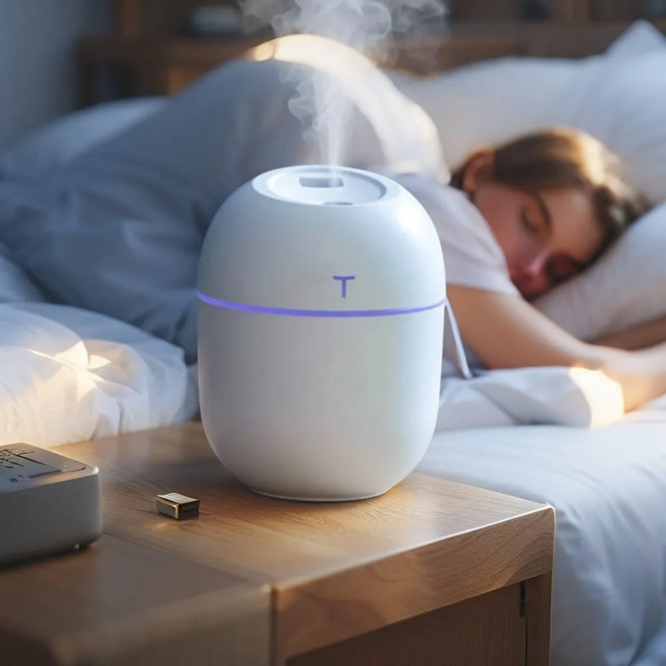 Colorful Egg Humidifier with Night Light